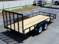 16ft TA Treated Lumber Deck Utility Trailer