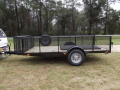 12ft Utility Trailer w/Expanded Metal Tool Box
