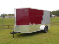 12FT TWO TONED CARGO TRAILER WITH V-NOSE