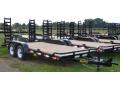 16ft Equipment Trailer w/Stand Up Ramps 