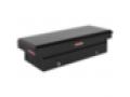 Black Aluminum Saddle Box for 8ft Truck Beds