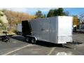 Two-Tone 16ft Black-Silver cargo trailer w/ramp gate