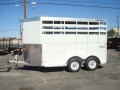 2 horse slant load trailer w/tandem 5200lb axles