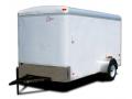 12FT WHITE ROUNDED TOP CARGO TRAILER