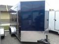 14FT BLUE T/A ENCLOSED CARGO TRAILER