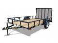 8ft Utility Trailer with Rampgate and Wood Decking