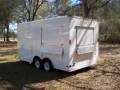 WHITE 8.5X16 TANDEM AXLE CONCESSION TRAILER