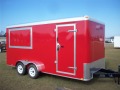 RED 7X16 TA CONCESSION TRAILER