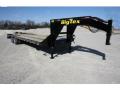 28+5ft Flatbed Trailer w/Brakes, Stakes Pockets & Toolbox