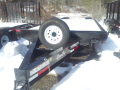  25 + 5ft  flat bed pintle hitch trailer