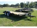 18ft Auto Hauler w/Dovetail & Slide-in Ramps with 3500lb Axles