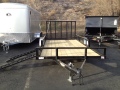 14 ft Open ATV Trailer Rear Gate and Side Ramps
