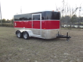 12ft - Low Profile Motorcycle Trailer - Tri-Color