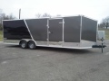 24FT BLACK AND CHARCOAL ENCLOSED CARGO/AUTO TRAILER