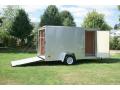 12ft  Cargo-Silver with Rear Ramp Gate