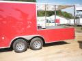 24FT Red Concession Trailer w/ Porch