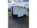 16ft White Cargo Trailer w/Blackout Package