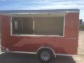 Red 12ft SA Concession Trailer