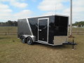 14FT Charcoal/ Black cargo trailer
