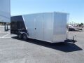 20FT SILVER AND BLACK TWO TONE AUTO TRAILER