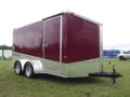 14ft Custom Motorcycle Trailer - Cabinets - E-Track