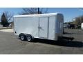 16ft cargo trailer, flat front, tandem axle