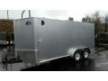 16ft v-nose Silver trailer-barn doors