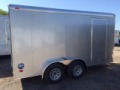 Silver 14ft Cargo Trailer with Flat Front-E-Track