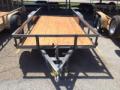 Charcoal Gray 16ft Bumper Pull Utility Trailer