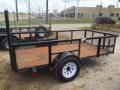 10FT UTILITY TRAILER W/TALL EXPANDED METAL SIDES