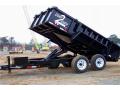 14ft dump trailer 7000 lb tandem axles with brakes
