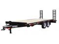                           20FT PINTLE HITCH BLACK TRAILER WITH 5200LB AXLES       