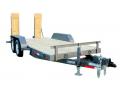 14FT GRAY EQUIPMENT TRAILER W/ELECTRIC BRAKES                                              