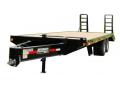 24ft Deckover Equipment Trailer w/Stand Up Ramps                                     