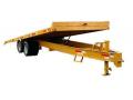 DUAL TANDEM  28FT YELLOW JOBSITE TRAILER WITH PINTLE HITCH                               
