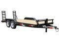 16FT JS TRAILER WITH DOVETAIL AND STAND UP RAMPS                                      