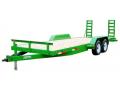 16FT JOBSITE TRAILER W/DOVETAIL AND STAND UP RAMPS