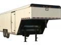                      28FT GOOSENECK ENCLOSED TRAILER WITH RAMP                    