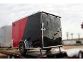     10FT RED/BLACK ENCLOSED TRAILER W/3500LB AXLE                           