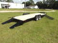 24ft Flatbed/Equipment Trailer w/Stand Up Ramps