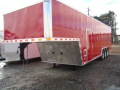 RED 32FT CAR HAULER WITH 5200# AXLES