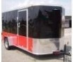 12ft SA Black & Red Motorcycle Trailer