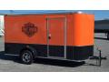 12ft Two Tone V-nose Motorcycle Trailer