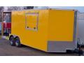 Yellow 20ft BBQ Concession Trailer
