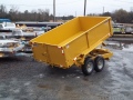 7X12 HAWKE bobcat LOW PRO dump trailer 12k GVWR