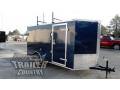 6 x 12 V-Nose Enclosed Cargo Trailer - Ladder Racks