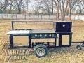 4 X 8 Outdoor Mobile Grill Portable Kitchen Concession