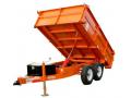 12ft Orange Dump 2-5200# axles