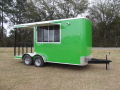 16ft Green Porch Trailer - Electrical - Insulation 