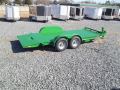 18 ft 10k jd green electric tilt car hauler trailer